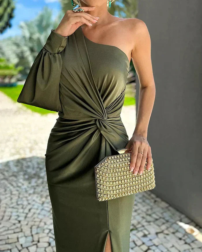 Abito Elegante Asimmetrico da Donna – Stile Unico & Raffinato