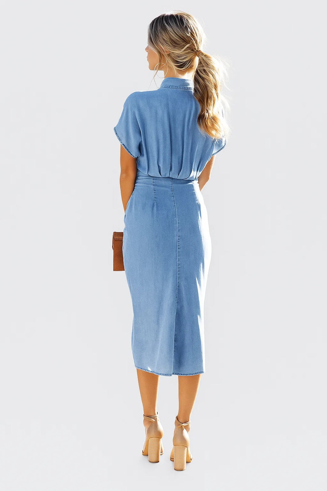 Abito Camicia in Denim | Cotone | Elegante e Casual