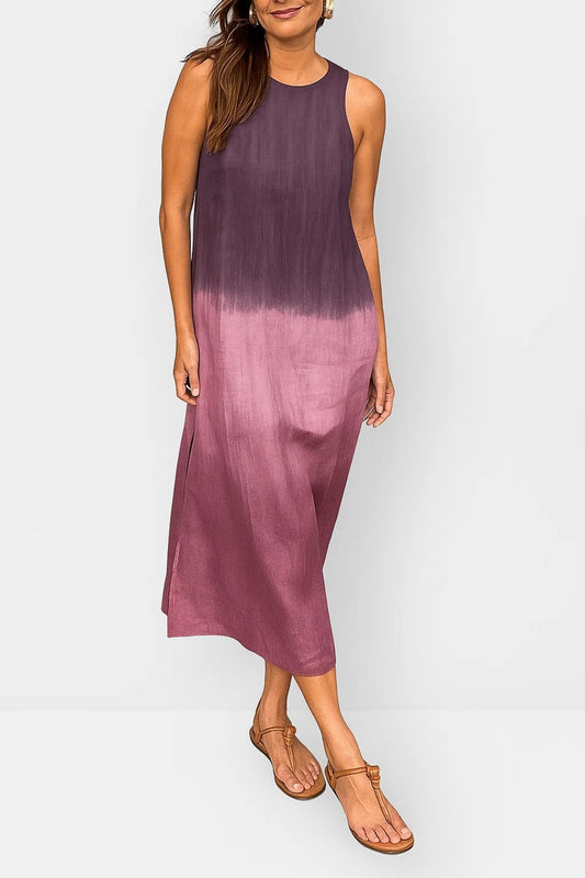 Abito Lungo Dégradé | Leggero & Elegante | Stile Boho Estivo