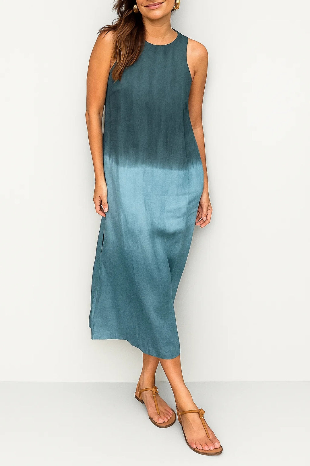 Abito Lungo Dégradé | Leggero & Elegante | Stile Boho Estivo