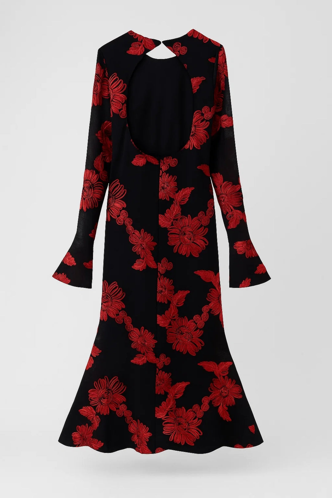 Abito lungo con motivo floreale | Elegante e raffinato