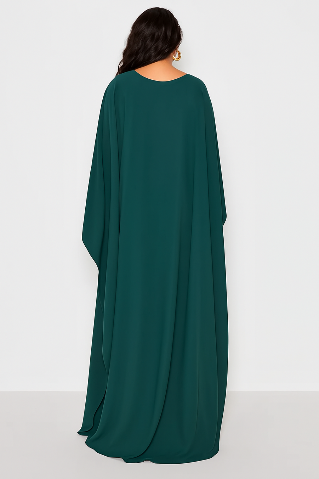 Abito lungo fluido con maniche ampie | Elegante e confortevole