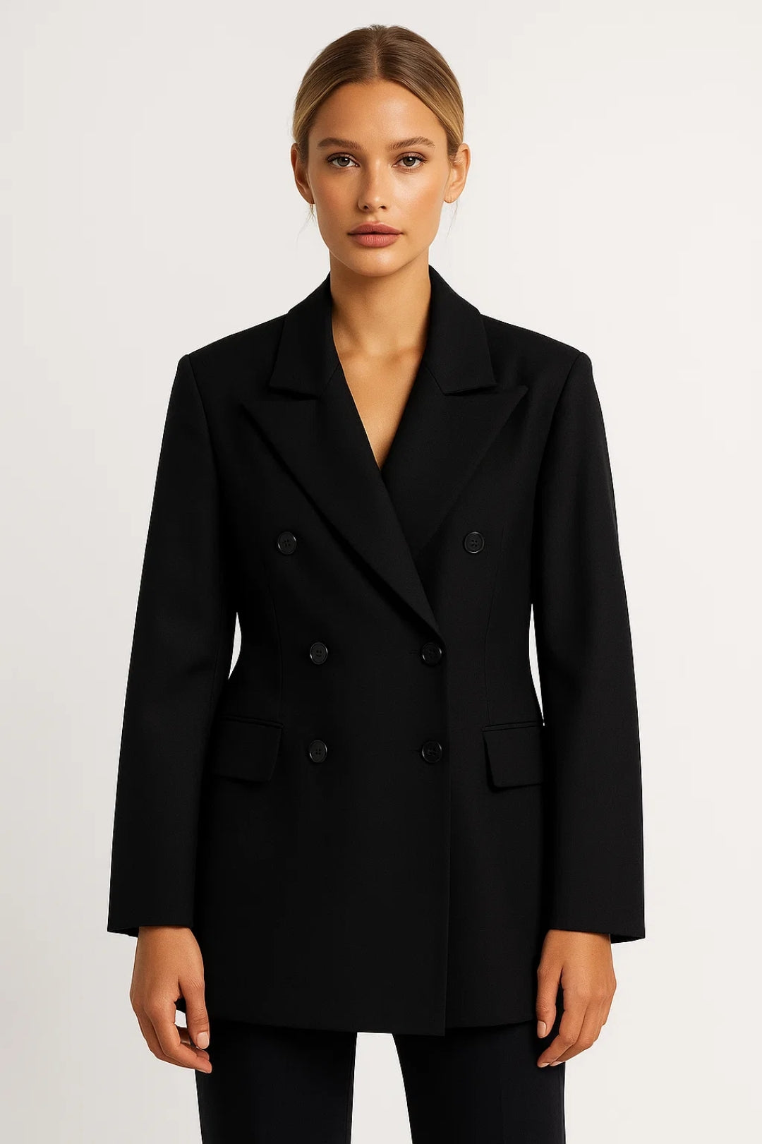 Blazer doppiopetto con taglio sartoriale