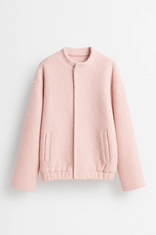 Cappotto corto con collo alla coreana | Stile minimal ed elegante