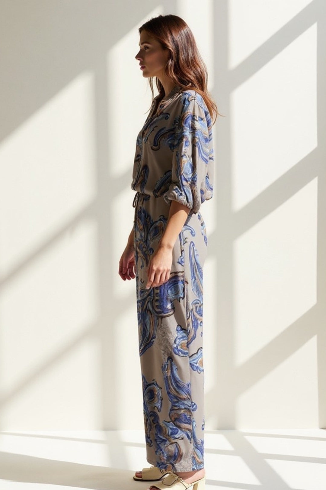 Completo due pezzi con fantasia paisley | Camicia fluida e pantaloni coordinati