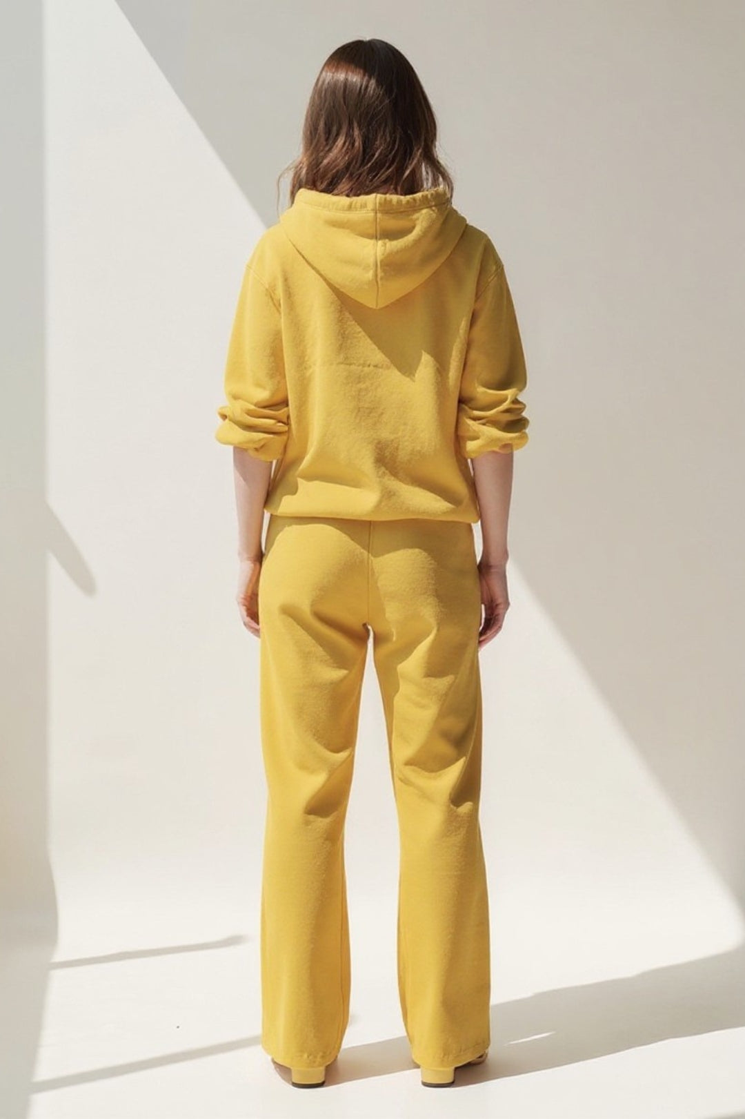 Completo due pezzi con zip frontale | Felpa con cappuccio e pantaloni larghi