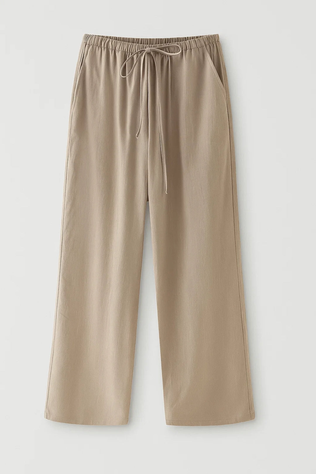 Completo due pezzi elegante da donna | Giacca con cintura e pantaloni ampi