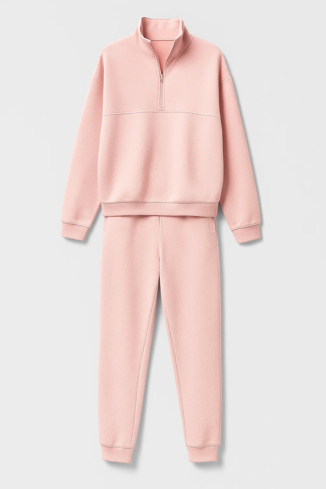 Completo sportivo in cotone | Felpa con zip e pantaloni jogger | Morbido e confortevole
