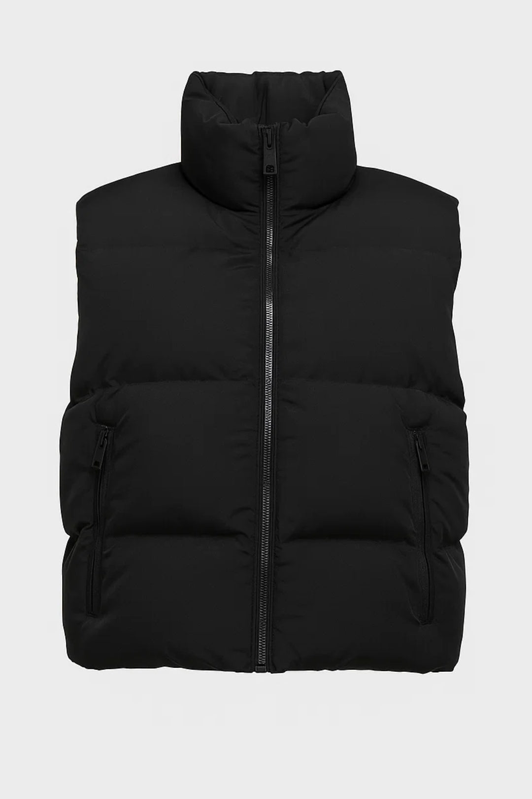 Gilet imbottito con zip frontale