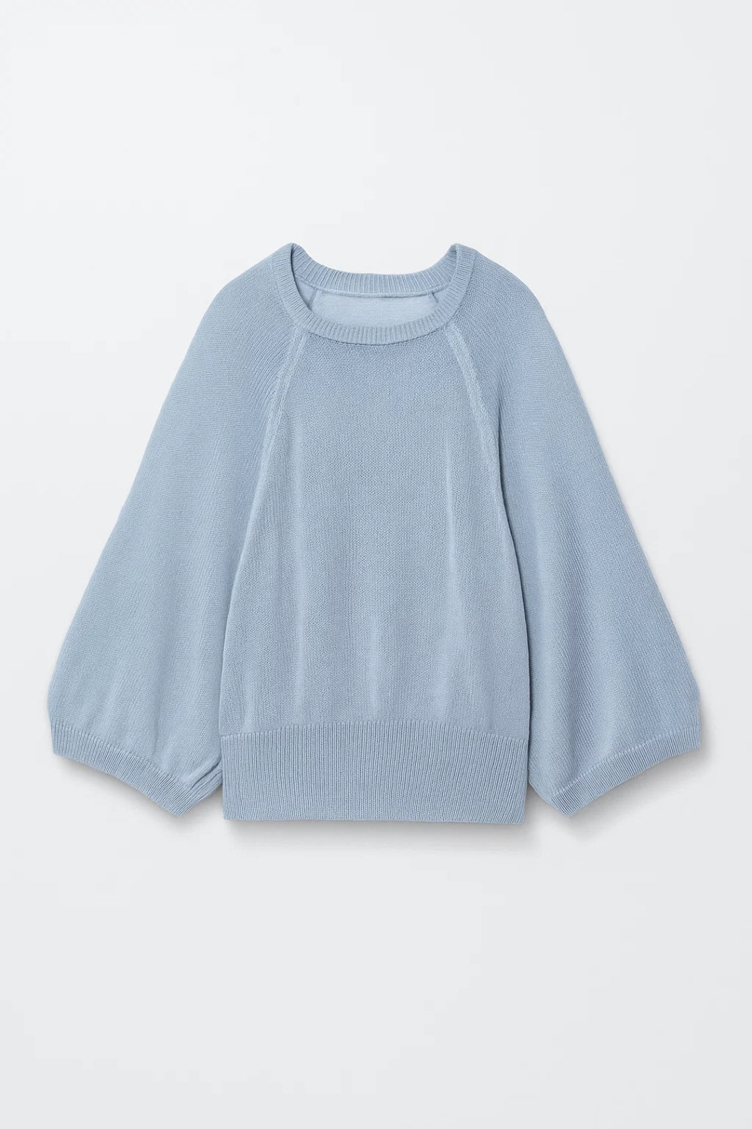 Maglia con maniche a tre quarti e scollo rotondo