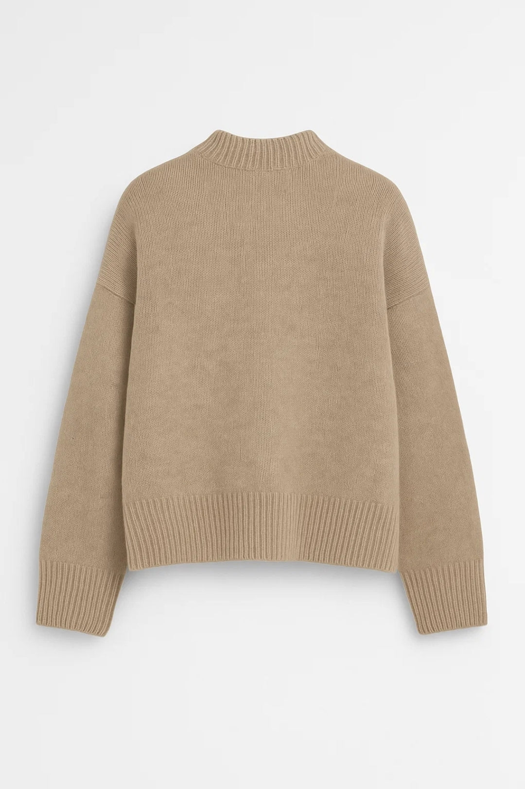 Maglione a collo alto con taglio dritto