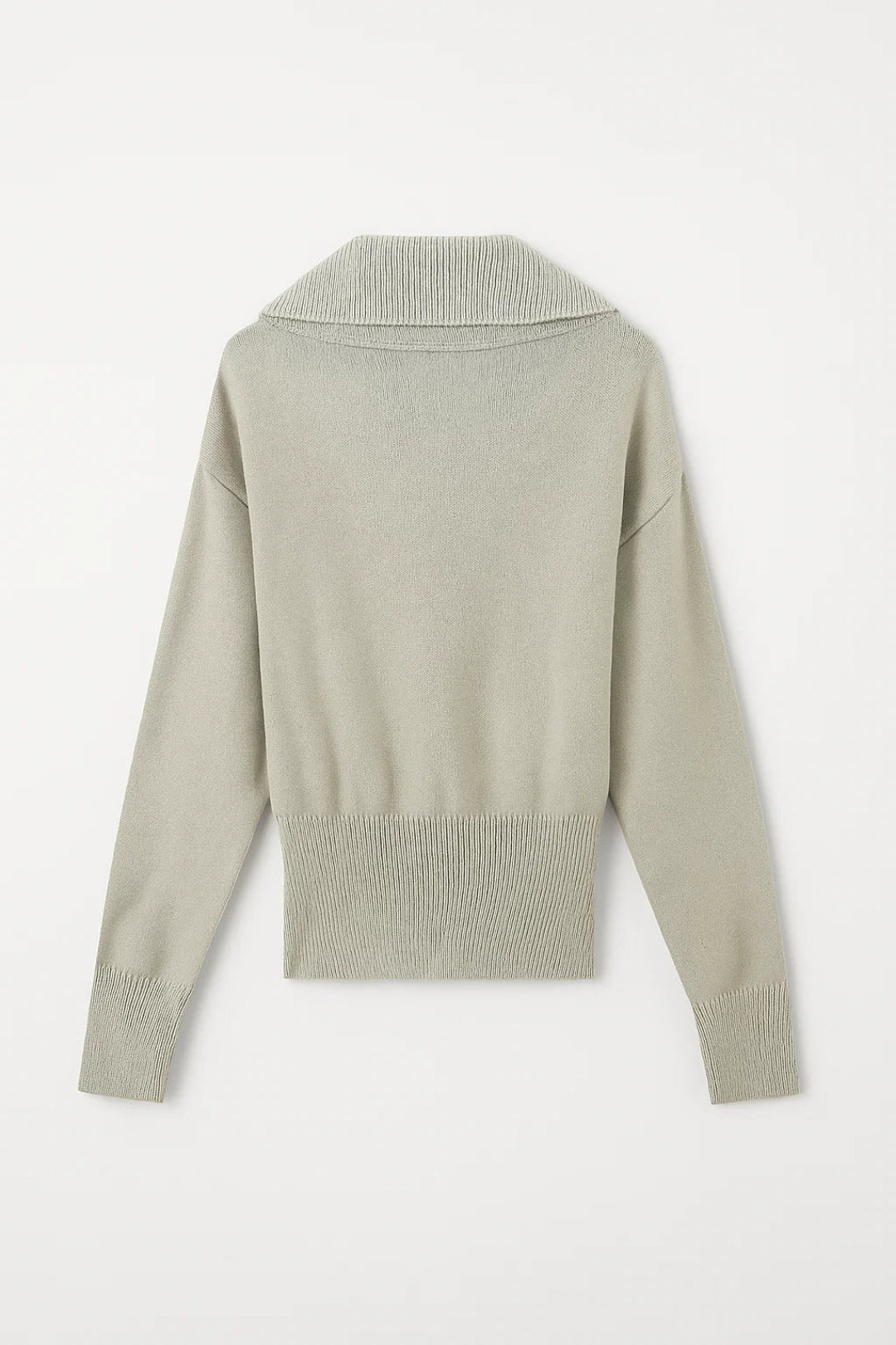 Maglione con colletto e abbottonatura frontale