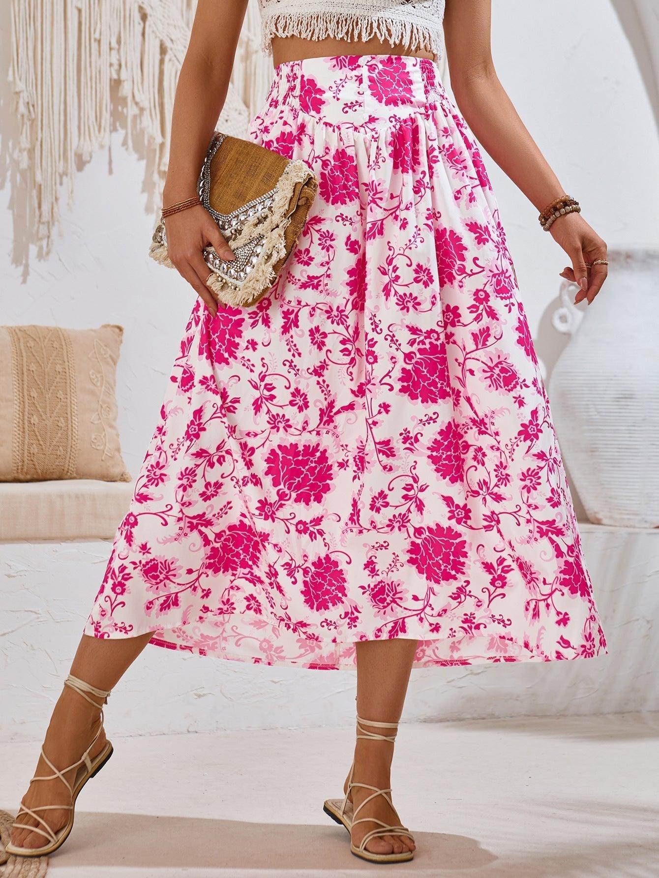 Gonna Lunga con Stampa Floreale – Stile e Comfort per Ogni Occasione