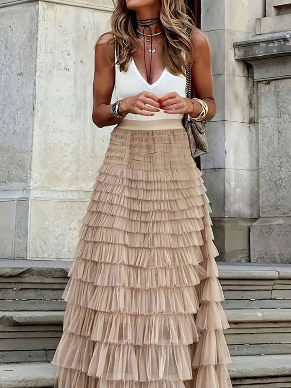 Gonna in Tulle Elegante e Versatile