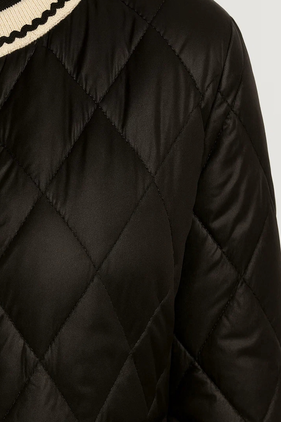 Giacca trapuntata stile cardigan | Elegante e leggera | Chiusura a bottoni
