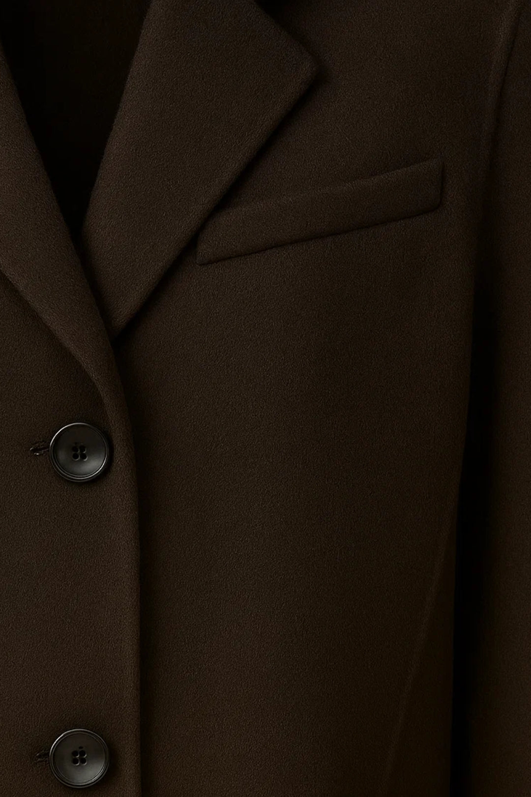 Blazer con revers classici e bottoni frontali