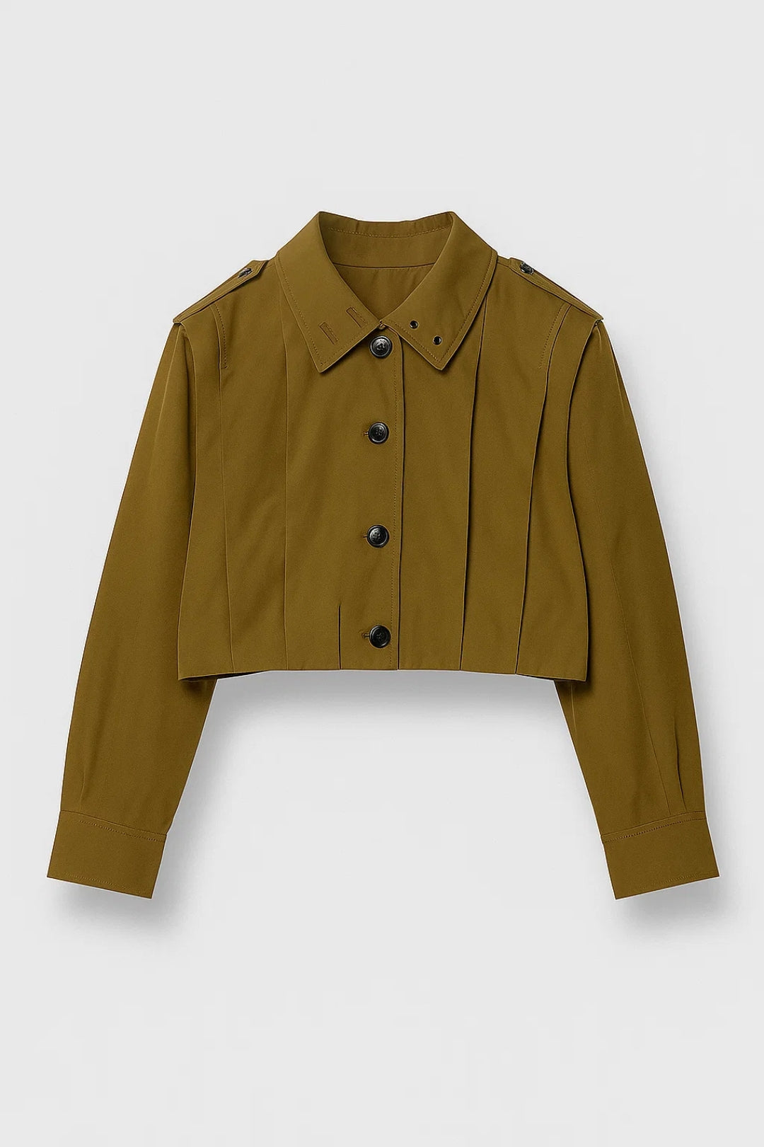 Giacca corta stile utility con bottoni | Design moderno e strutturato