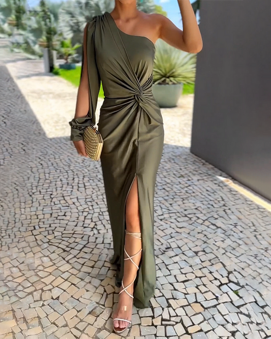 Abito Elegante Asimmetrico da Donna – Stile Unico & Raffinato