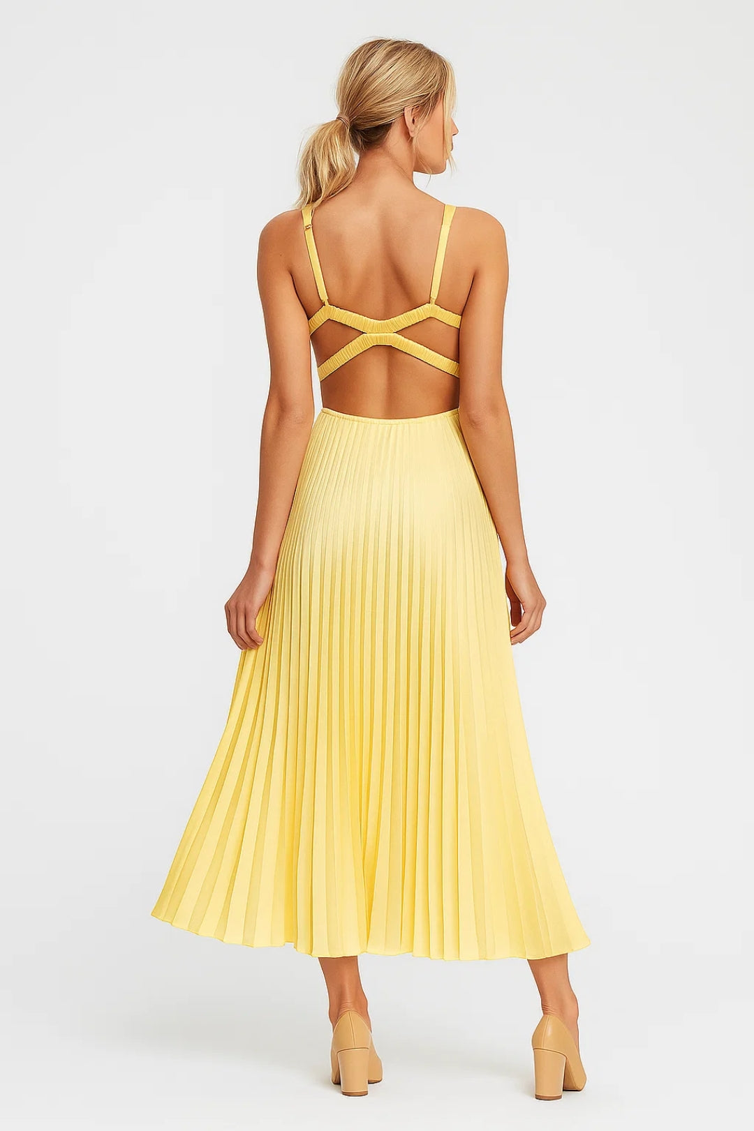 Abito Donna | plissé | lungo per Estate