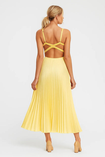 Abito Donna | plissé | lungo per Estate