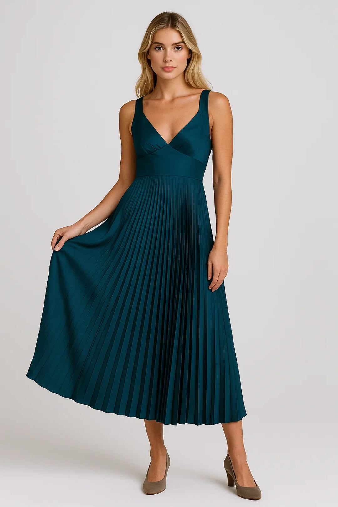 Abito Donna | plissé | lungo per Estate