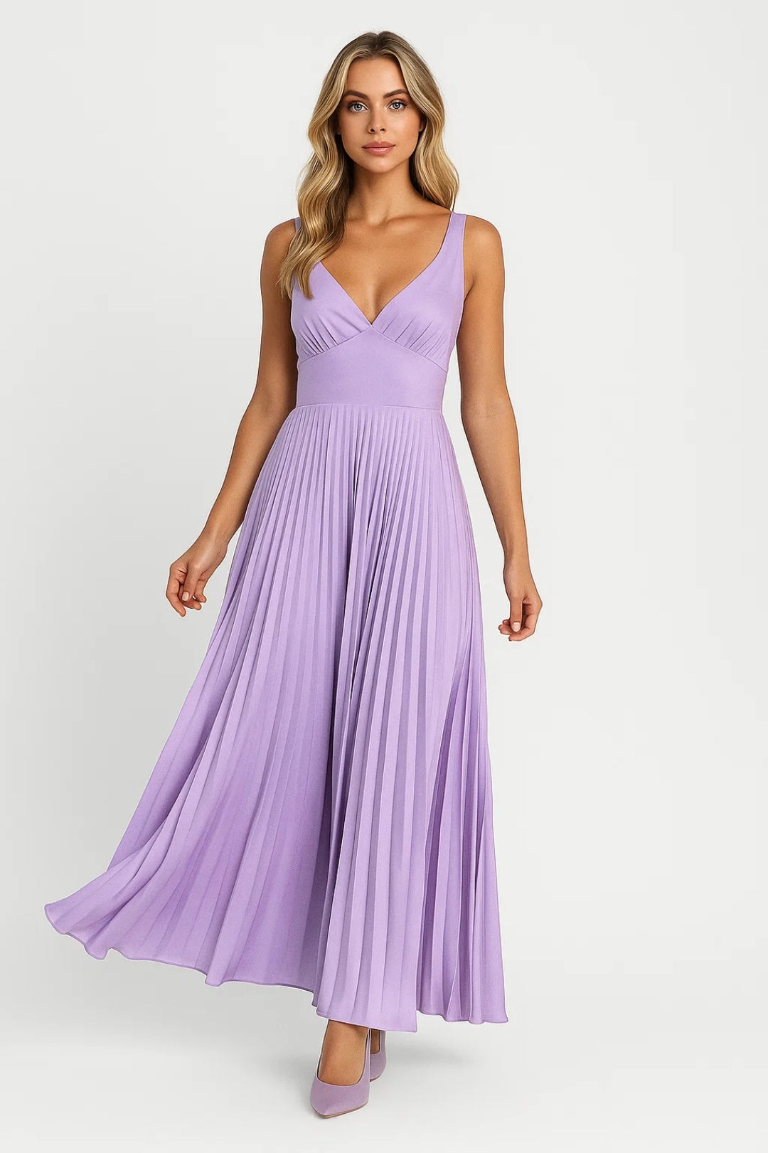 Abito Donna | plissé | lungo per Estate