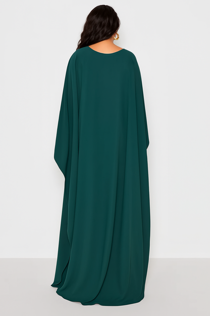Abito lungo fluido con maniche ampie | Elegante e confortevole