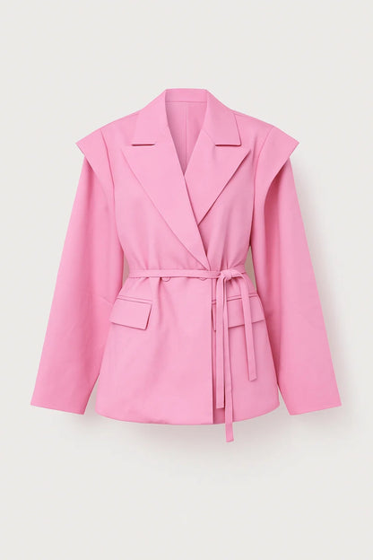 Blazer con spalle strutturate e cintura | Eleganza moderna e decisa