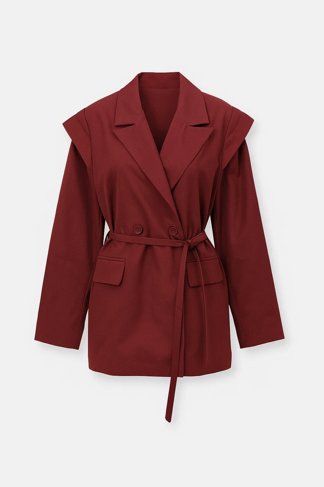 Blazer con spalle strutturate e cintura | Eleganza moderna e decisa