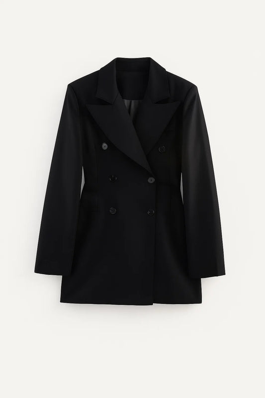 Blazer doppiopetto con taglio sartoriale