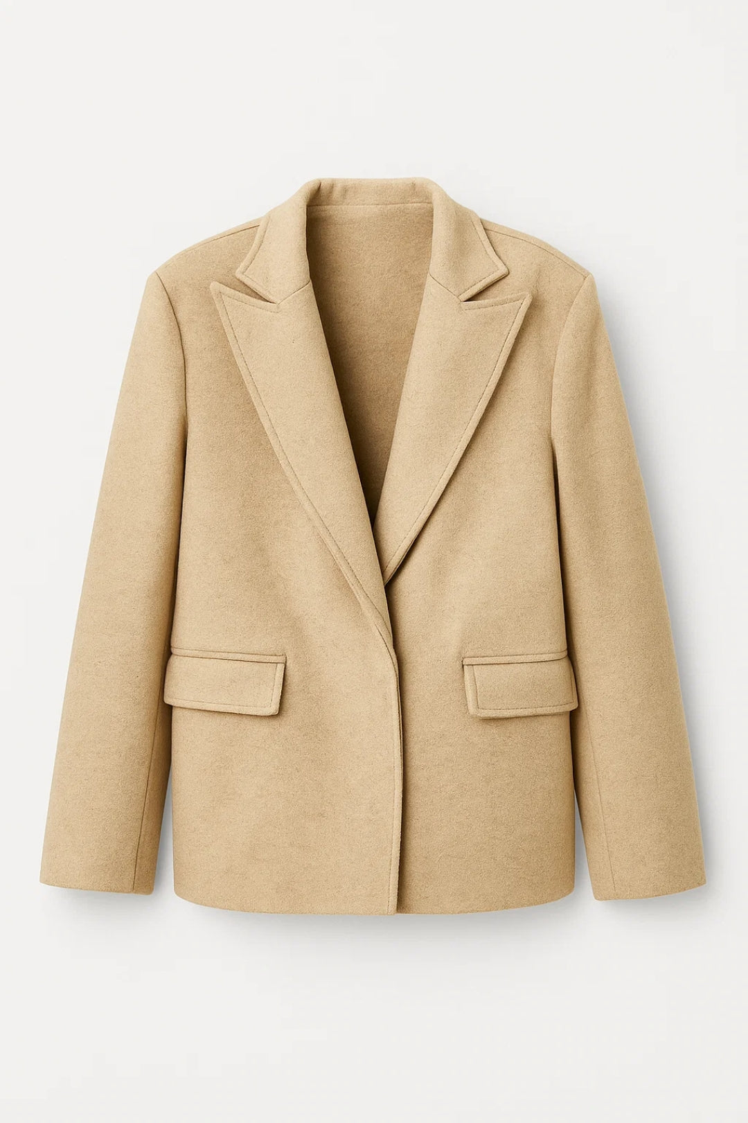 Blazer sartoriale con rever classico e tasche