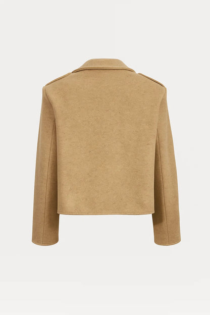 Blazer sartoriale con rever classico e tasche