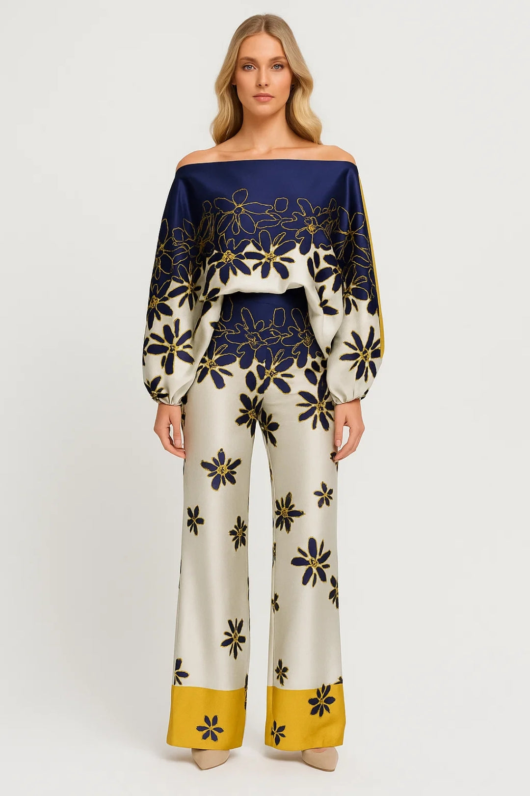 Completo Donna | Lavorato con Spalle Scoperte | Leggero per Estate