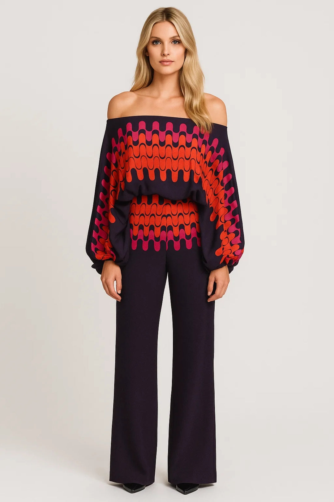 Completo Donna | Lavorato con Spalle Scoperte | Leggero per Estate