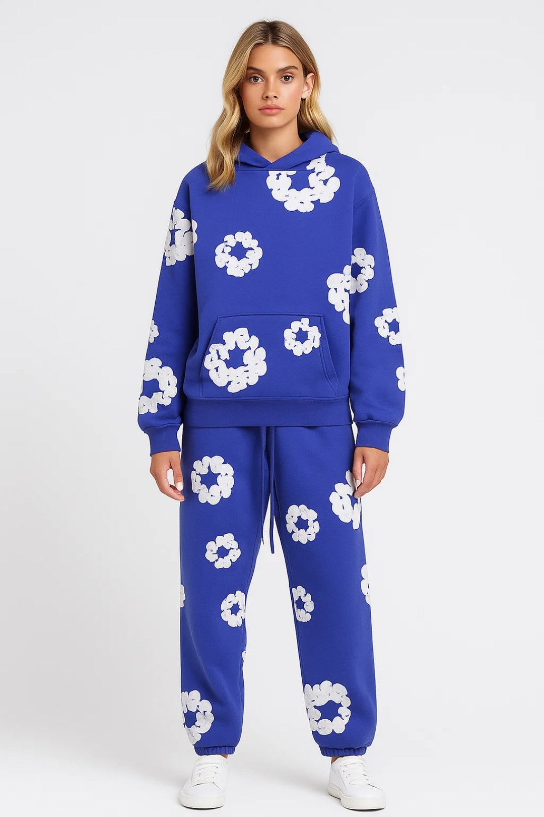 Completo Due Pezzi Donna | con cappuccio | oversize per Mezza Stagione