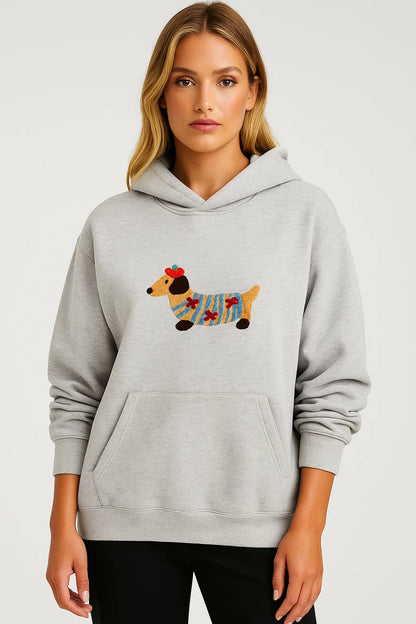 Felpa Donna | con cappuccio | oversize per Mezza Stagione