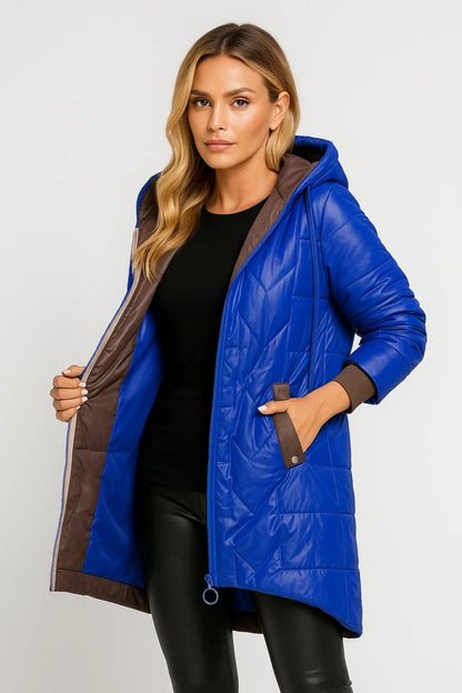 Giacca Donna | trapuntata | con cappuccio per Inverno