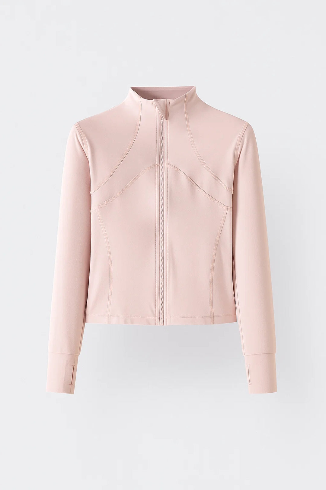 Giacca sportiva con zip e taglio sagomato