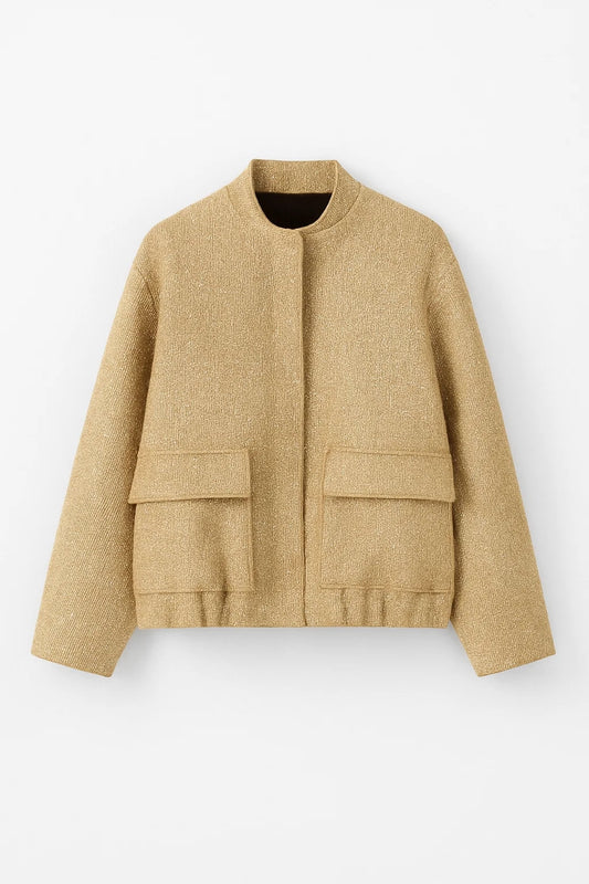 Giacca strutturata con tasche frontali