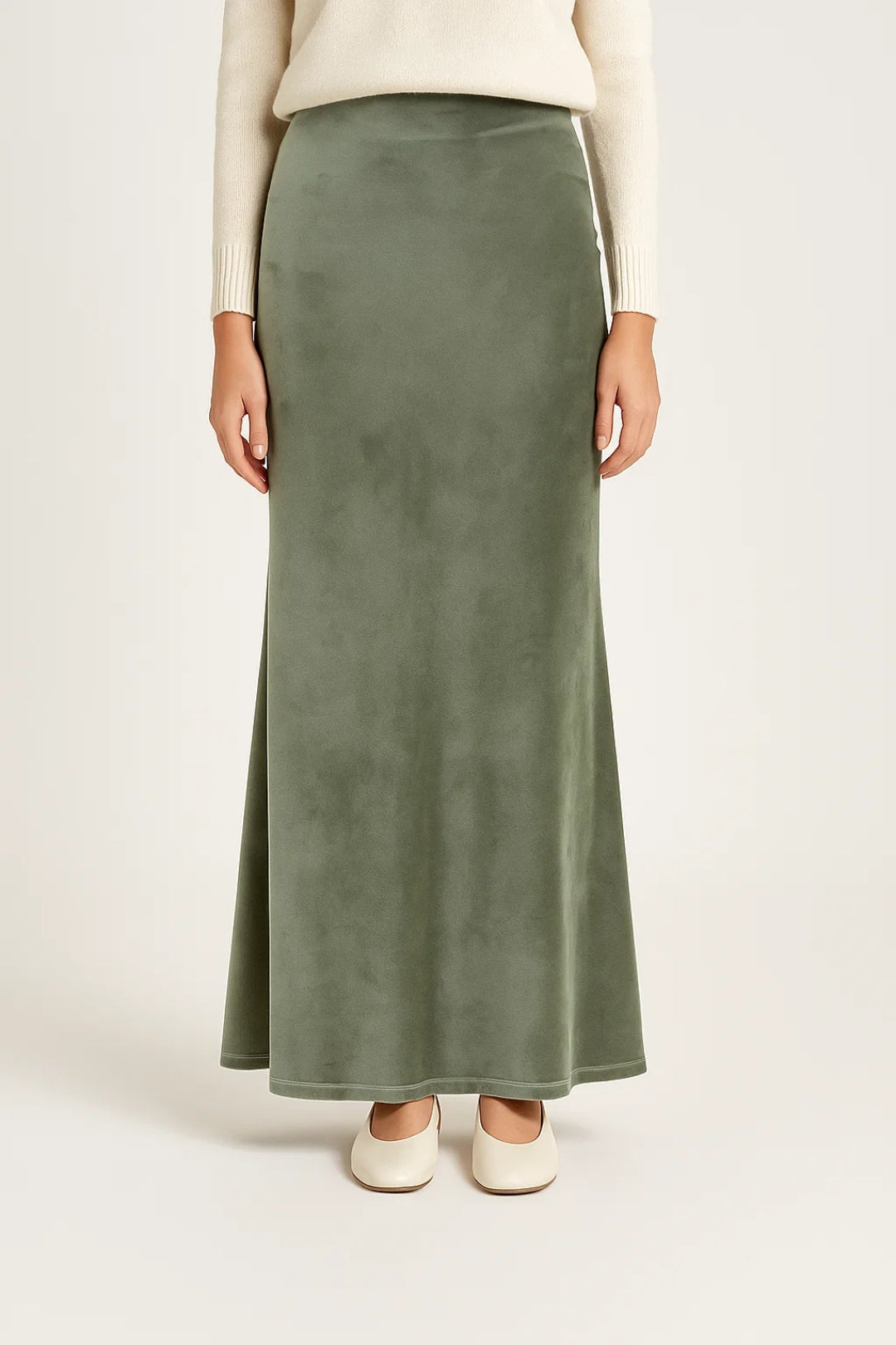 Gonna lunga dal taglio dritto