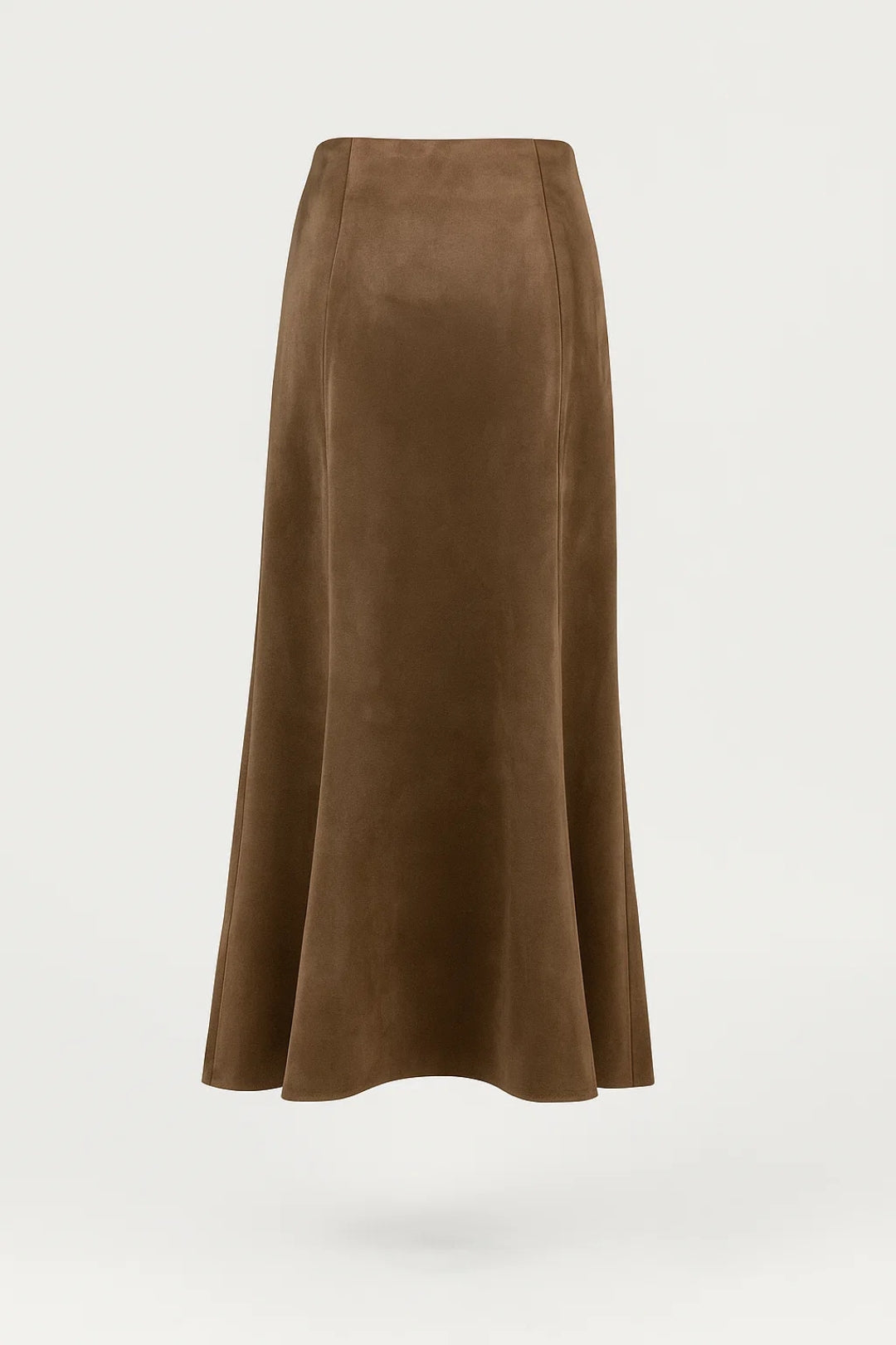 Gonna midi a linea svasata