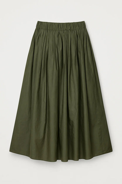 Gonna midi a pieghe da donna | Linea fluida e vita elasticizzata