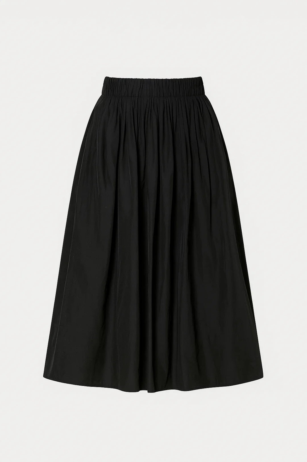 Gonna midi a pieghe da donna | Linea fluida e vita elasticizzata