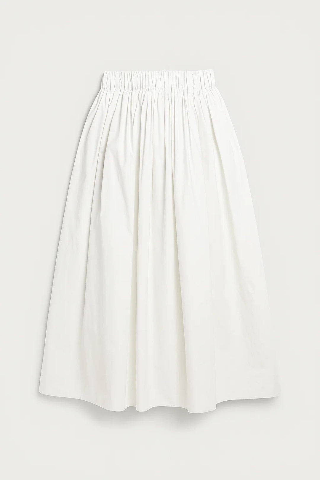 Gonna midi a pieghe da donna | Linea fluida e vita elasticizzata