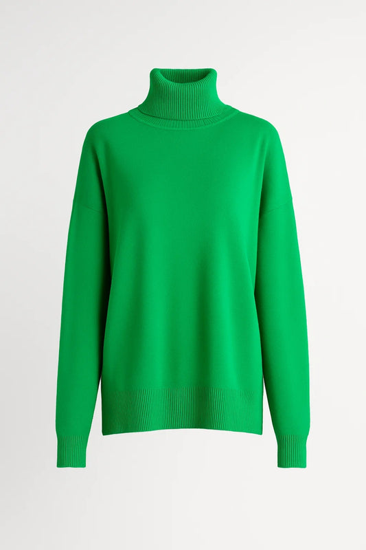 Maglione dolcevita morbido a maniche lunghe