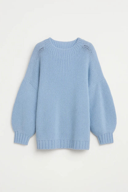 Maglione oversize con maniche balloon