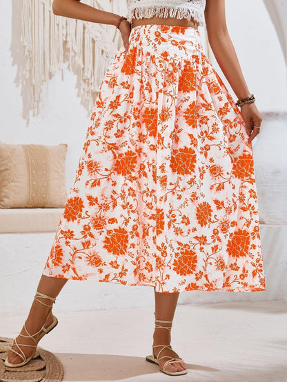 Gonna Lunga con Stampa Floreale – Stile e Comfort per Ogni Occasione