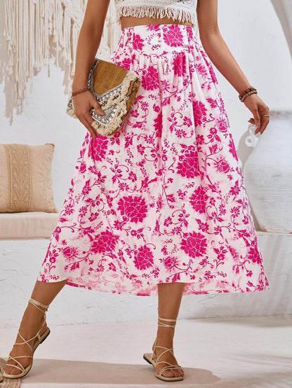 Gonna Lunga con Stampa Floreale – Stile e Comfort per Ogni Occasione
