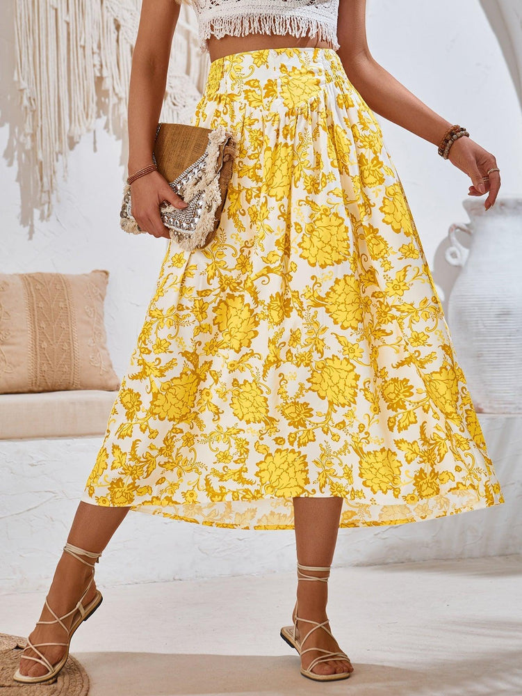 Gonna Lunga con Stampa Floreale – Stile e Comfort per Ogni Occasione