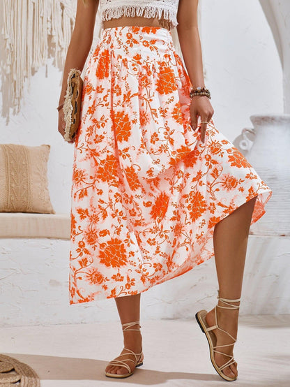 Gonna Lunga con Stampa Floreale – Stile e Comfort per Ogni Occasione